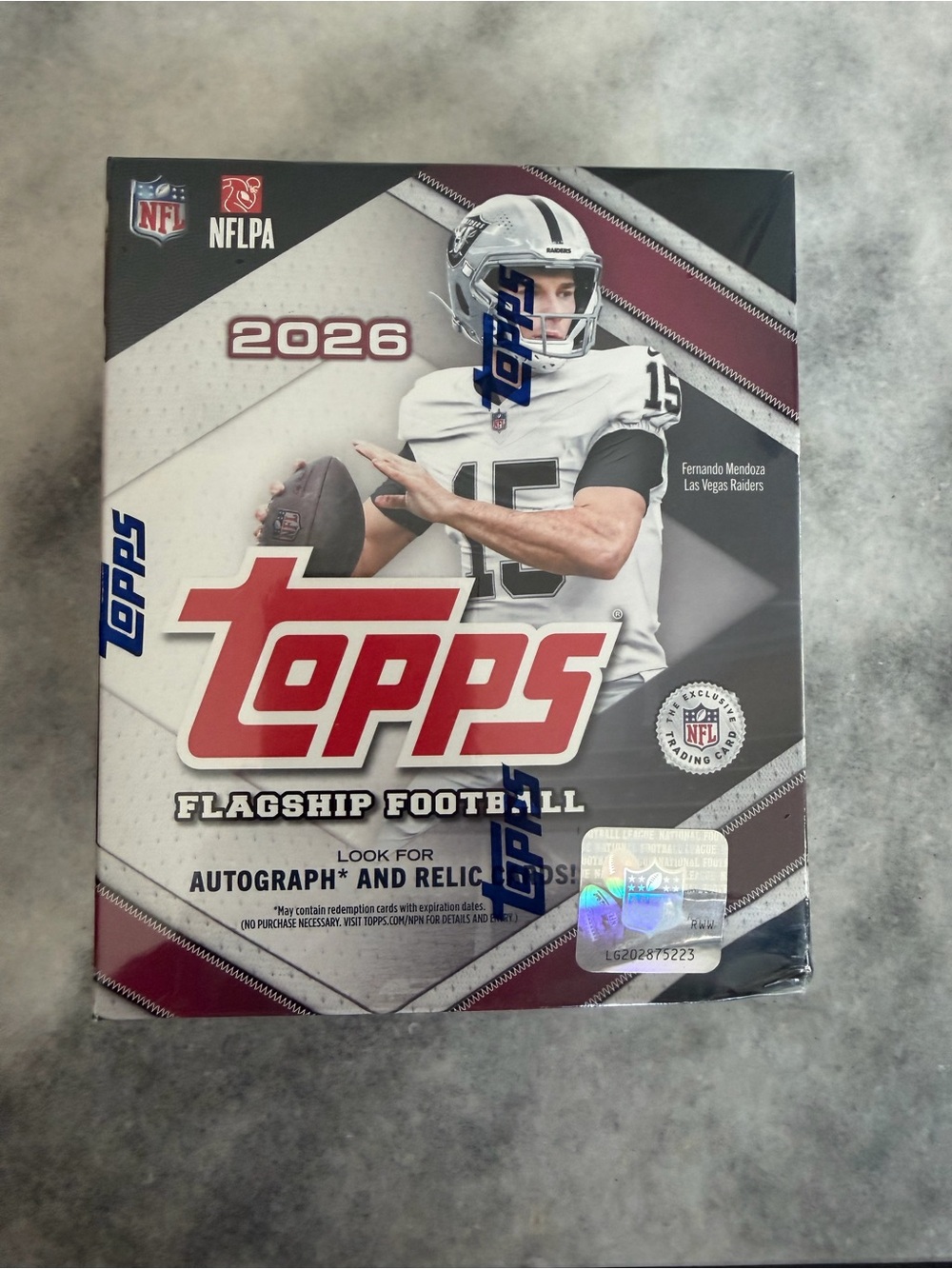 2026 Topps Flagship Football Box - 180 cards!